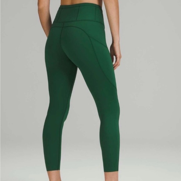 lululemon athletica Pants - Lululemon Fast and Free High-Rise Tight 25" Everglade Green